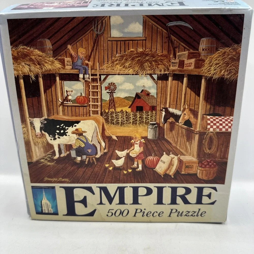 Empire -Grandpa On The Farm- Jigsaw Puzzle 500 Pc  2006‎ Used